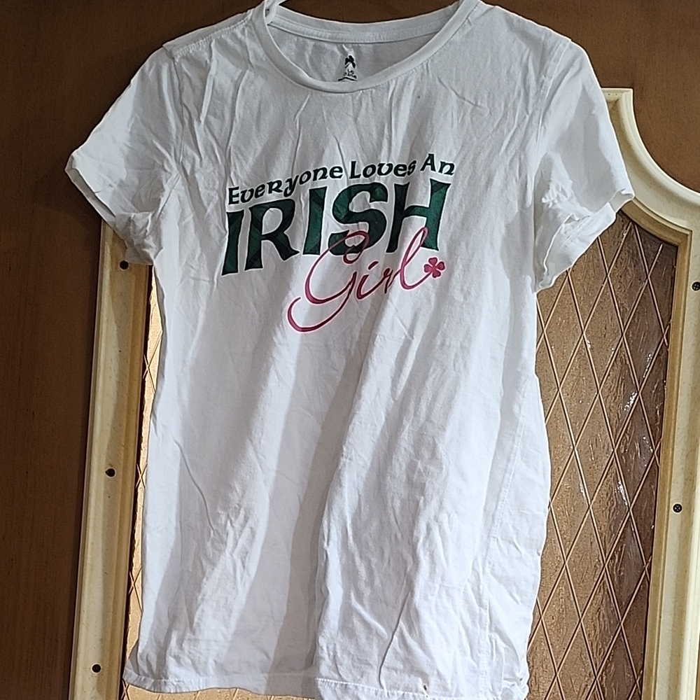 White 'Everyone Loves An Irish Girl' T-Shirt